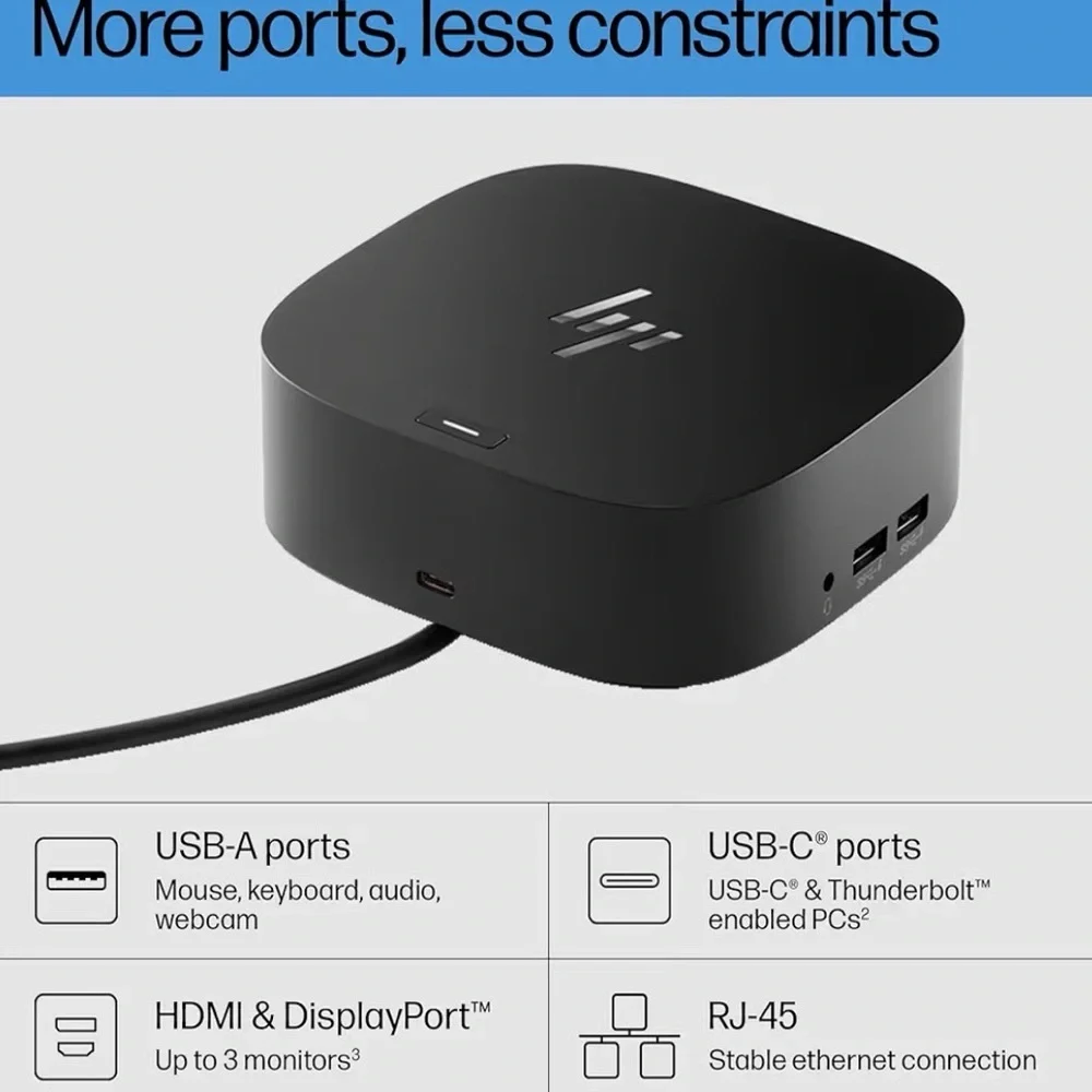 NEE HP USB-C Dock G5 11-in-1 Adapter